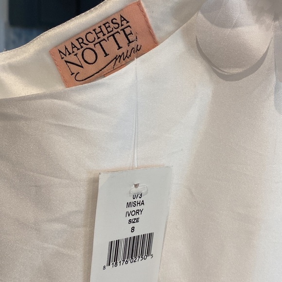 Marchesa Notte little girl floral white flare dress - Picture 7 of 7